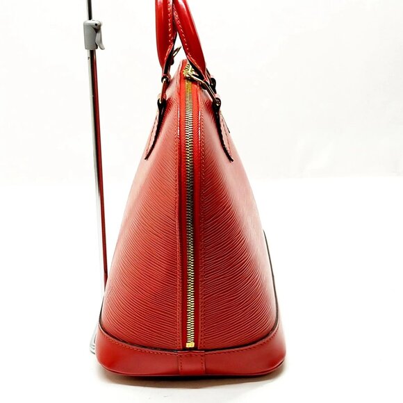 Louis Vuitton Alma Red Epi Hand Bag mon-551-091225 - Picture 4 of 16